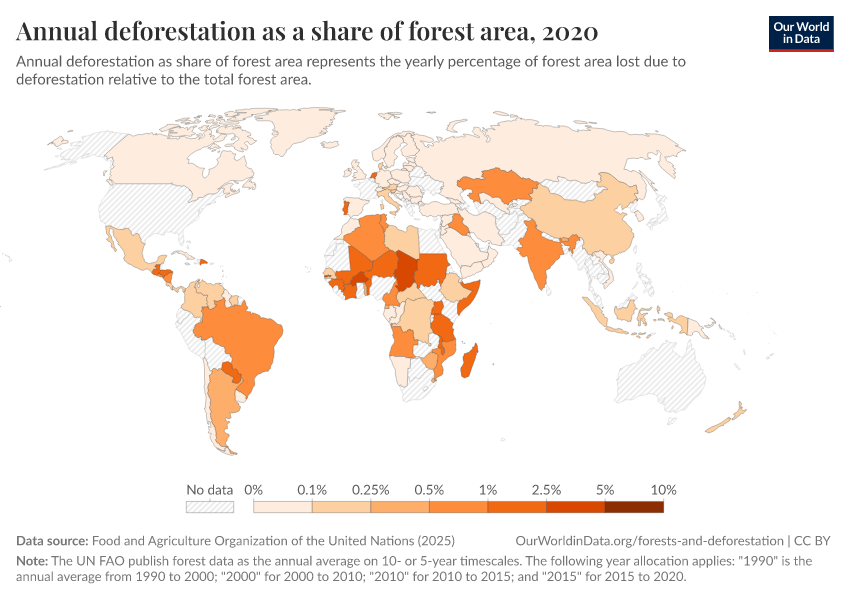 A thumbnail of the "Annual deforestation as a share of forest area" chart