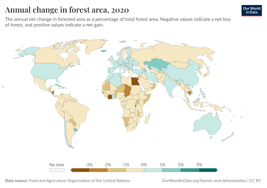 A thumbnail of the "Annual change in forest area" chart
