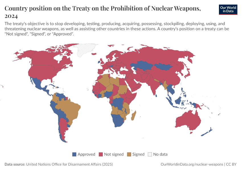 A thumbnail of the "Country position on the Treaty on the Prohibition of Nuclear Weapons" chart
