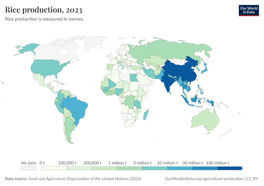 A thumbnail of the "Rice production" chart